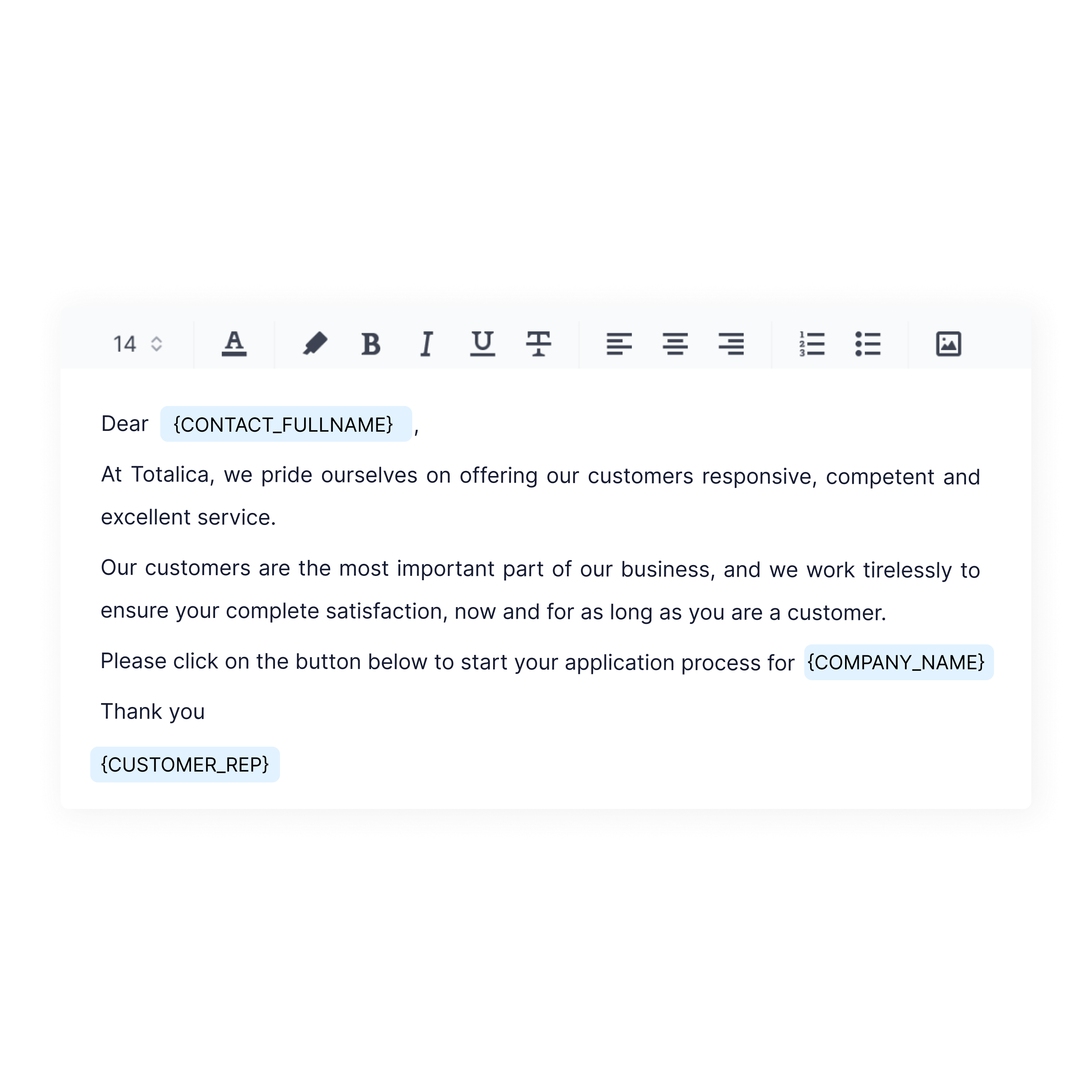 Custom email/SMS reminders