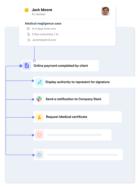 Legal case management at scale