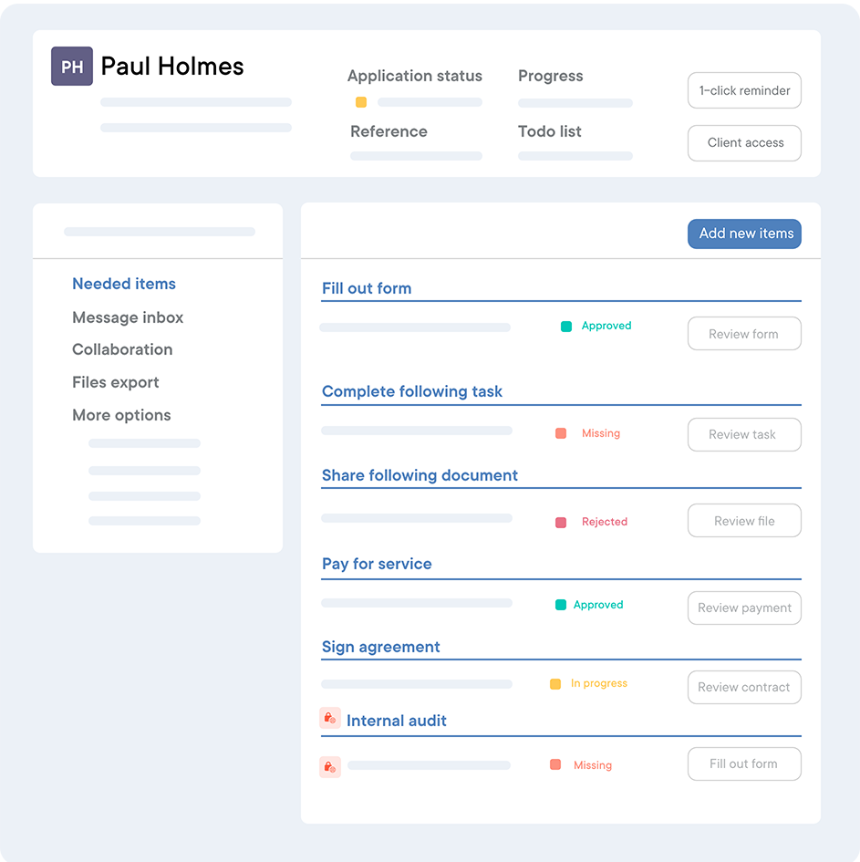 Client application