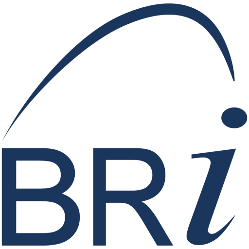 a blue and black logo